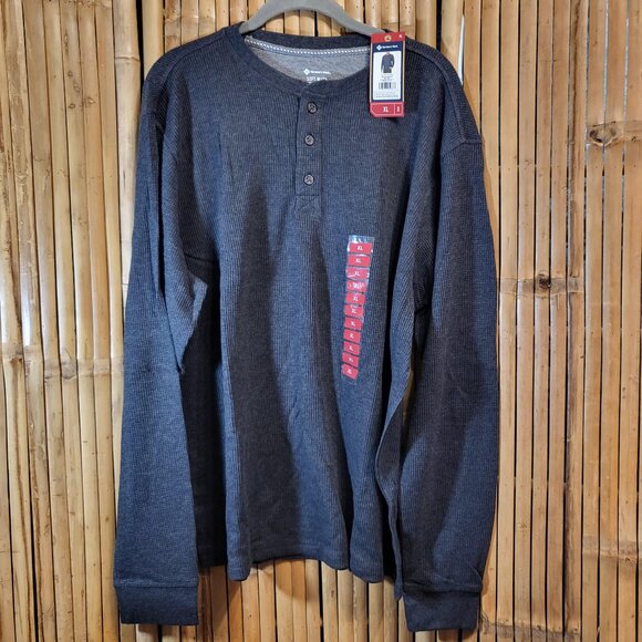 Member's Mark Other - Member's Mark Soft Wash Thermal Shirt Men's XL Black Heather NEW